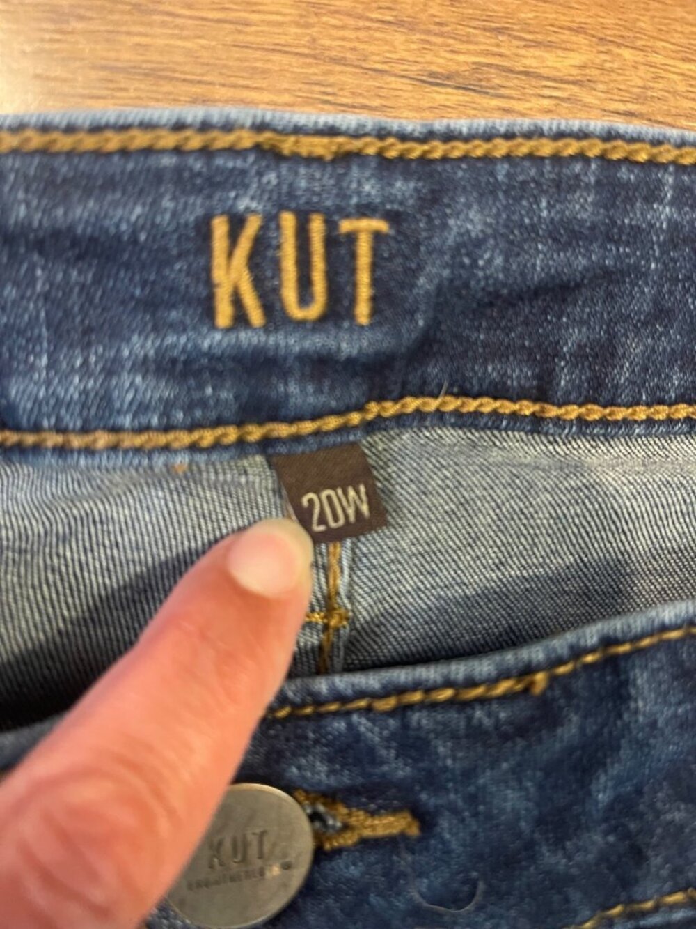 Kut from the Kloth Skinny Jeans Sz 20W - Picture 2 of 10